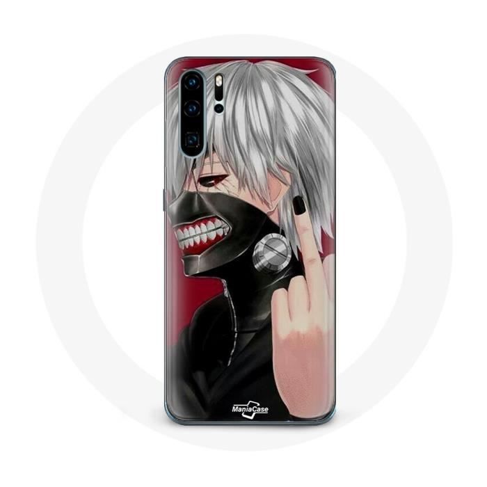 Coque maniacase pour Huawei P30 Pro Tokyo Ghoul Kaneki Ken Masque Anime doigt
