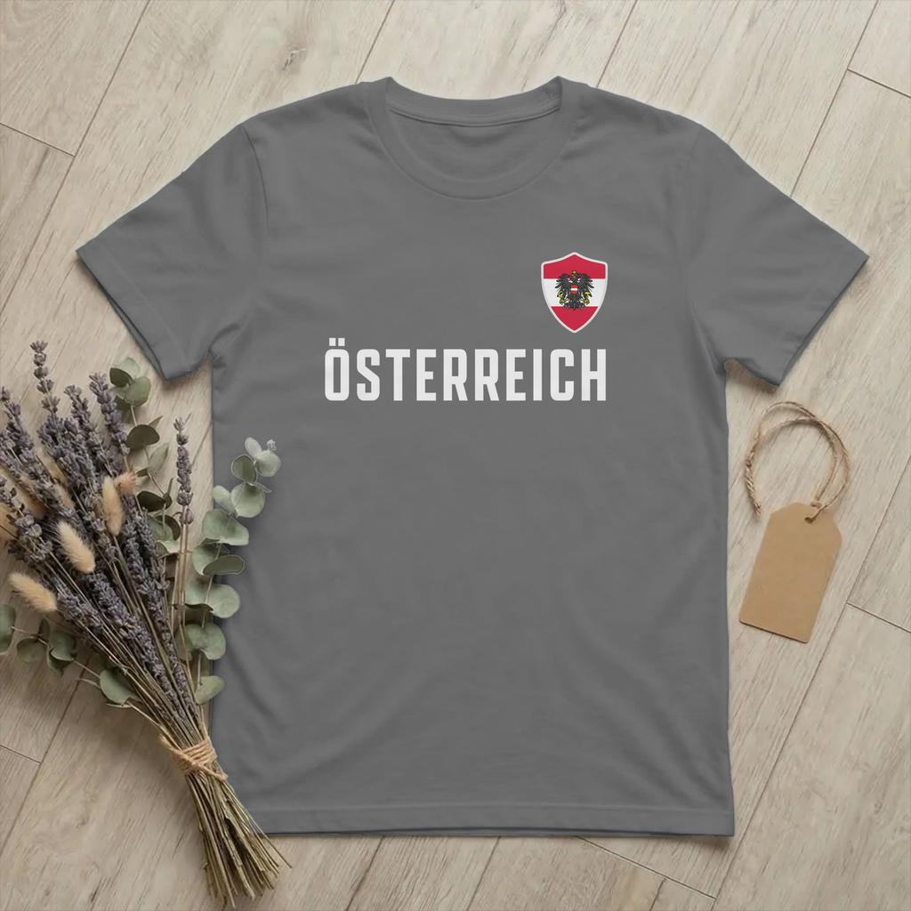 Unisexs Austria Osterreich Flag Eagle T Shirt Coat of Arms 100 Cotton merch Amazing O Neck Tee Shirt Birthday Present TShirts