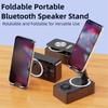 Беспроводная Bluetooth-колонка 4-в-1 Противоскользящие подушечки Держатель для телефона с микрофоном Для портативного использования