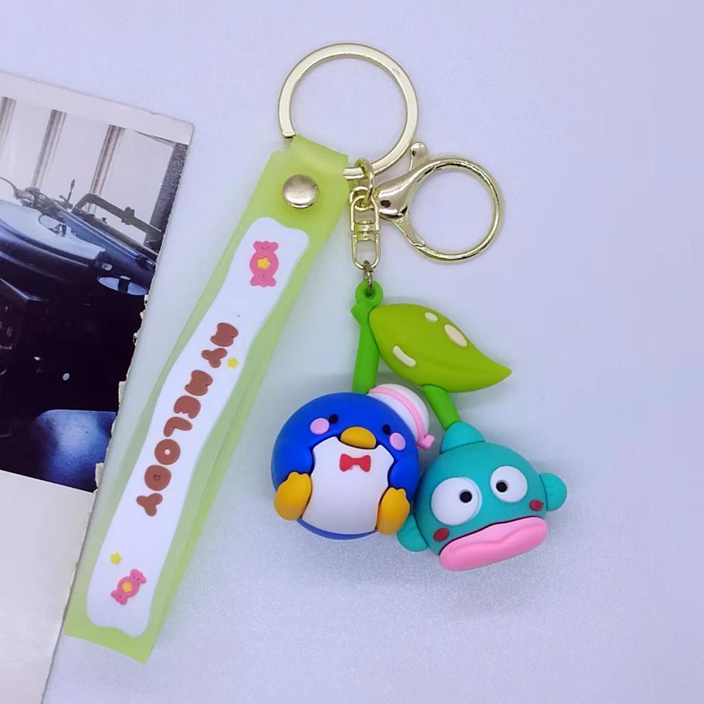Креативная Мультяшная Милая Вишня Sanrio Кукла Автомобиль Рюкзак Маленький Подарок Брелок Подвесные Аксессуары Оптовая Продажа Персонализированные Подарки Y2k