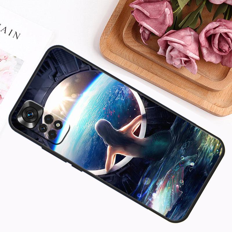 Mermaid Case For Xiaomi Redmi Note 13 Pro 14 12 11 9 10 9S 10S 11S 12S Redmi 12C 13C 14C 10C Cover