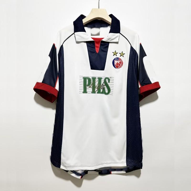 Vintage Red Star Belgrade Football Jersey 1995-1997 Away Home Retro Soccer Shirt Men Women Adult Wear