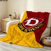 1PC Sg Dynamo Dresden Patterned Flannel Blanket Suitable For All Seasons For Home Decor Warmth And Comfort Gifts Holiday Present