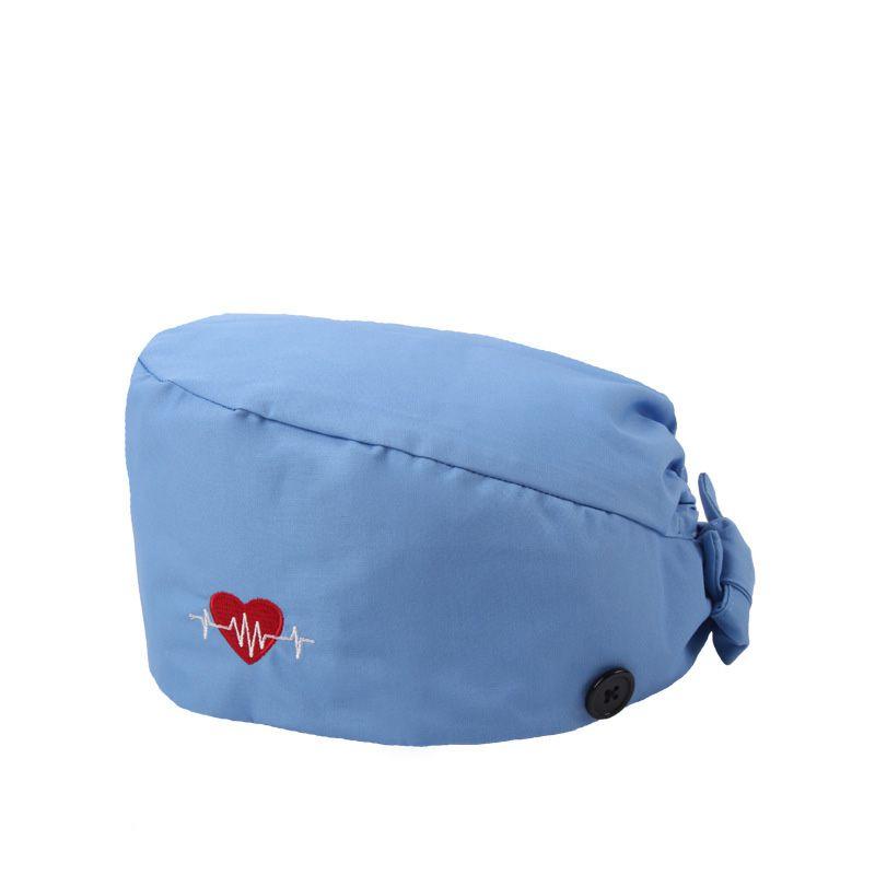 Удобная хлопковая хирургическая шапочка с влагопоглощающей регулируемой посадкой