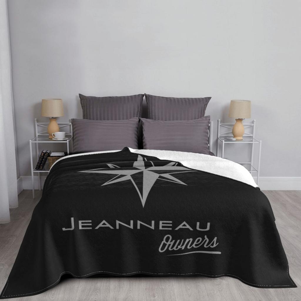 Плед Jeanneau Yachts Мягкий Теплый Фланелевый Плед Постельное белье для Кровати Гостиной Пикника Путешествий Дома Дивана