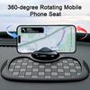 Car Dashboard Anti-Slip Pad with 360-Degree Rotating Phone Holder Universal Dashboard Pad with Temporary Parking Number