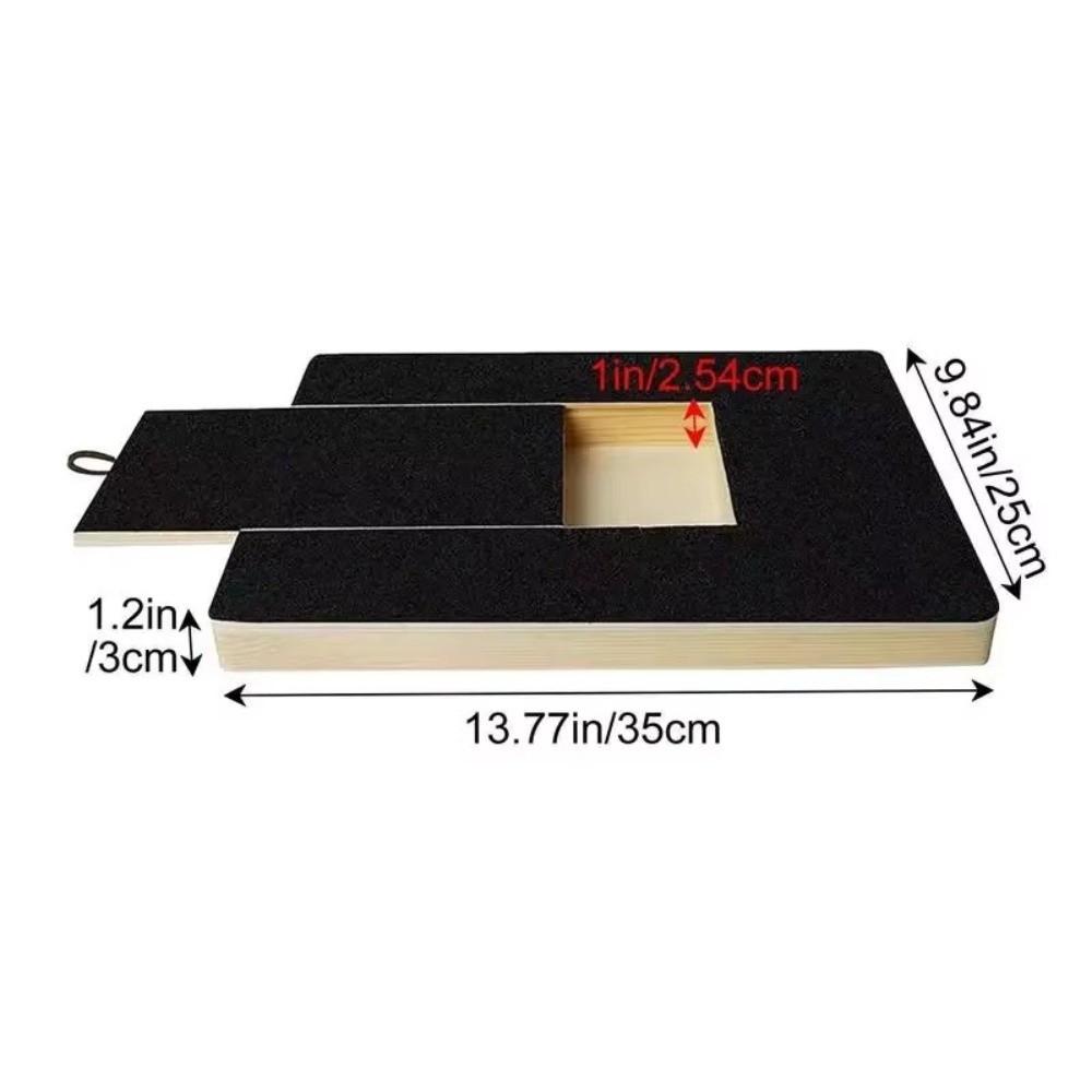 Wooden Dog Scratching Board Pull-Out Dog Scratch Pad Play Grab Board Pet Scratching Board  Paw Care