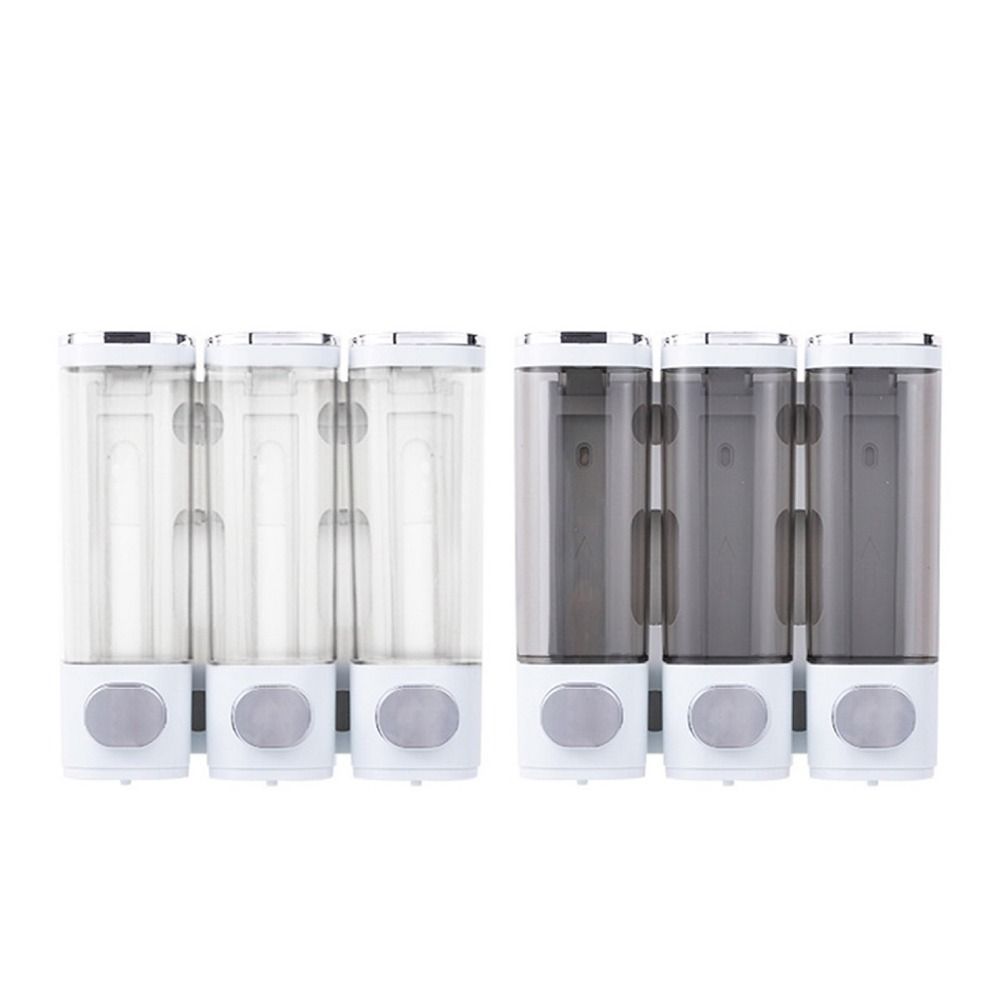 Wall Mounted Shower Gel Box 1/2/3 Head Hand Sanitizer Dispenser Shampoo Dispenser Bottle Kitchen