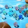 Games 16mm Marble Run Machine Beads Small Marbles Pinball Machine Glass Marbles Luminous Glass Ball