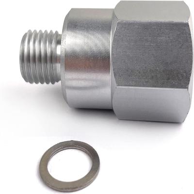 1шт Серебряный адаптер Алюминий 3/8 NPT Автомобильные аксессуары Запчасти LS Замена двигателя для автомобиля