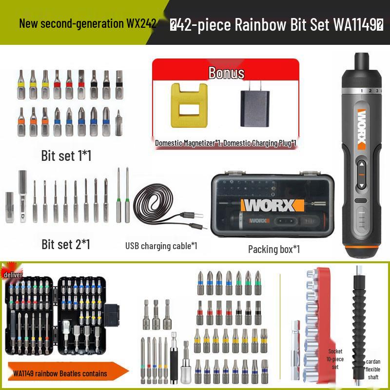 Wickes WX242 Rechargeable Multifunctional Electric Screwdriver