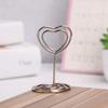 Rose Gold Paper Clamp Desktop Decoration Clamps Stand Photos Clips Place Card Table Numbers Holder