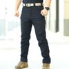 Mens Softshell Pants With Fleece Lining Warm Windproof Outdoor Cargo Trousers Winter Hiking Camping
