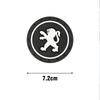 1/2PCS Car Coaster Silicone Water Cup Slot Non-Slip Mat PVC Pads for Peugeot 206 207 208 306 307 308 406 407 408 508 106 107