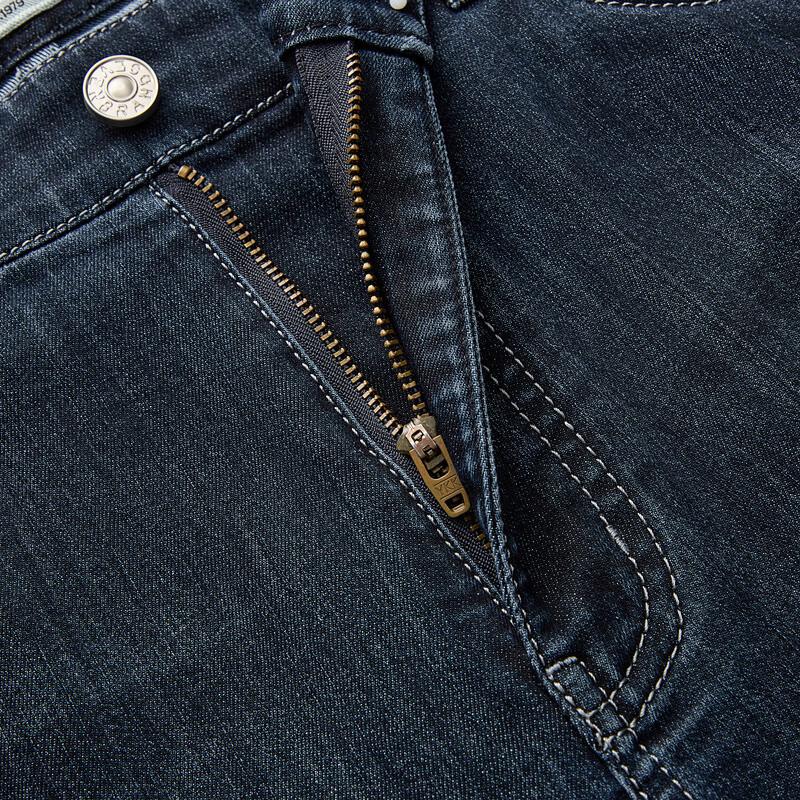 Мужские джинсы из выстиранного денима прямого кроя Septwolves