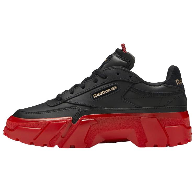 Кроссовки Club C Cardi B x Wmns Reebok 'Black Vector Red' Женские H05179