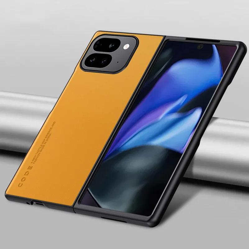 Для Google Pixel Fold 2 чехол матовый силиконовый простой чехол из искусственной кожи для телефона Pixel Fold2 Pixel9 Pro Fold противоударный мягкий защитный бампер