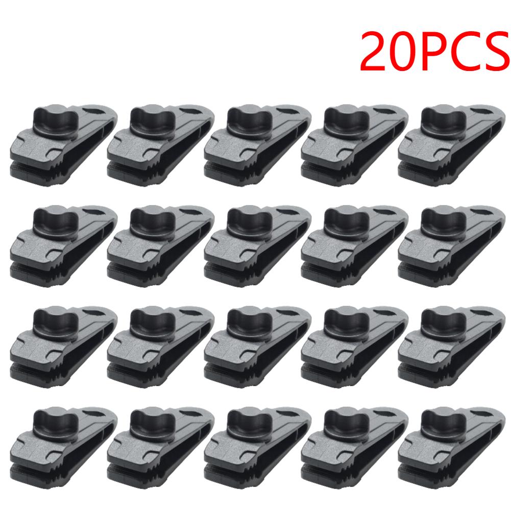 5-30PCS Outdoor Windproof Tent Awning Clamp Nylon Heavy Duty Grip Clip for Garden Shade Cloth Tent Supplies Accessories