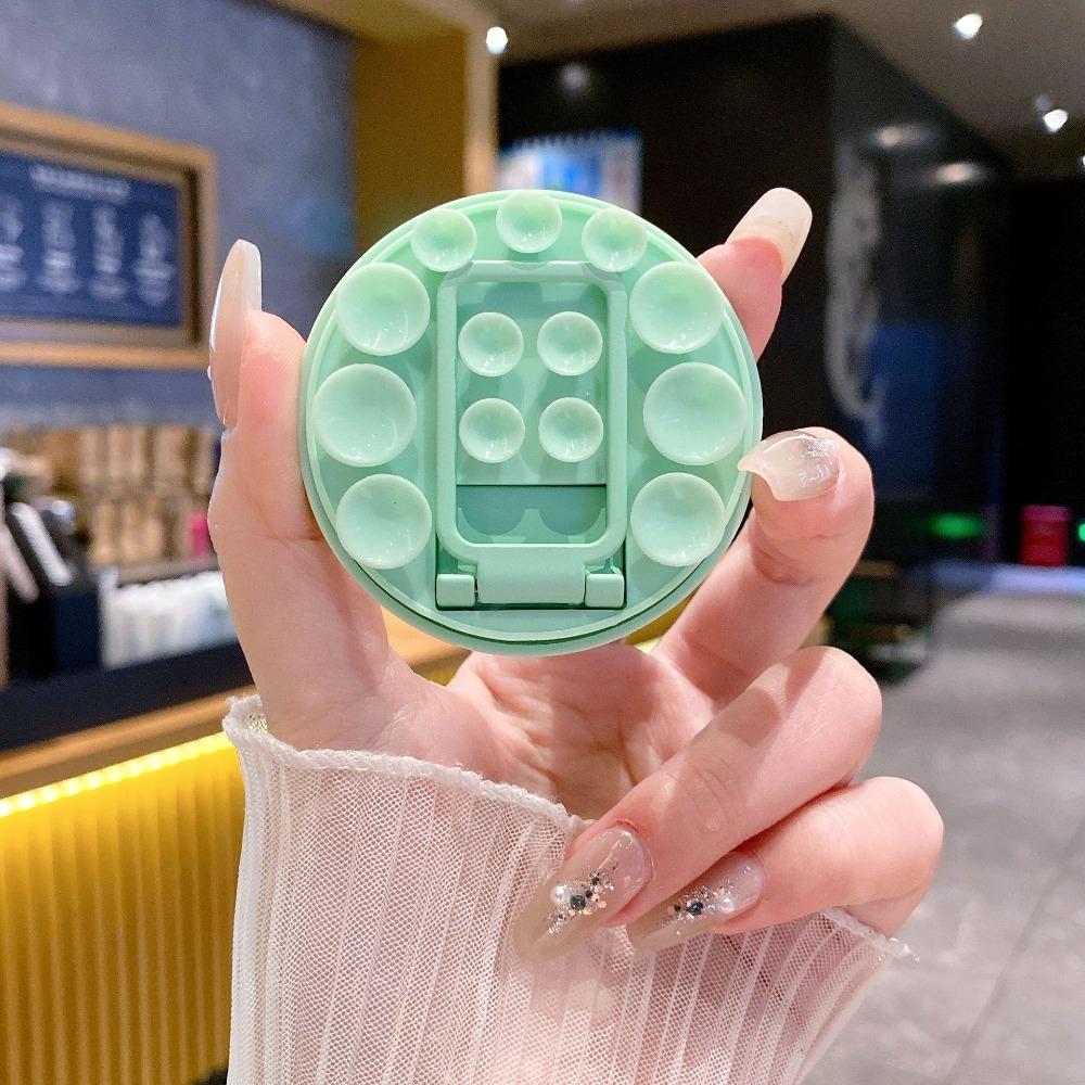 Round Suction Cup Phone Holder Silicone Phone Mount Suction Pad Phone Stand Smartphone Accessory