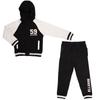 Black Sweatshirt and Jogging Pants Set for Children