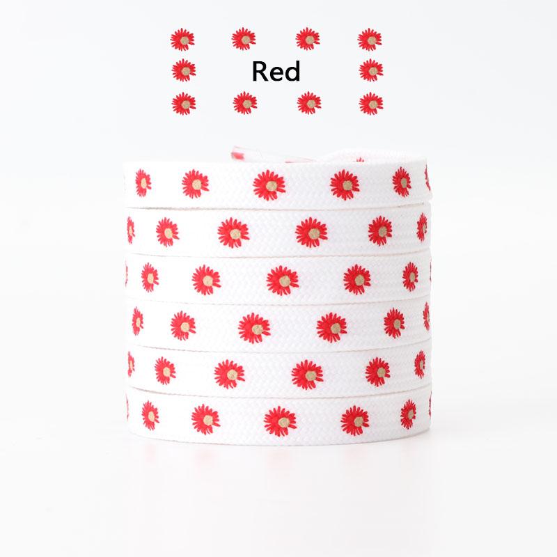 Плоские шнурки для кроссовок Шнурки для обуви с сердечками и любовью Цветы Маленькие ромашки Сакура Шнурки для обуви Высокие холщовые шнурки для обуви