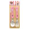 Bread Barbershop Toddler Spoon Fork Set Choco Wave PO106, Mixed Colors, Spoon + Fork