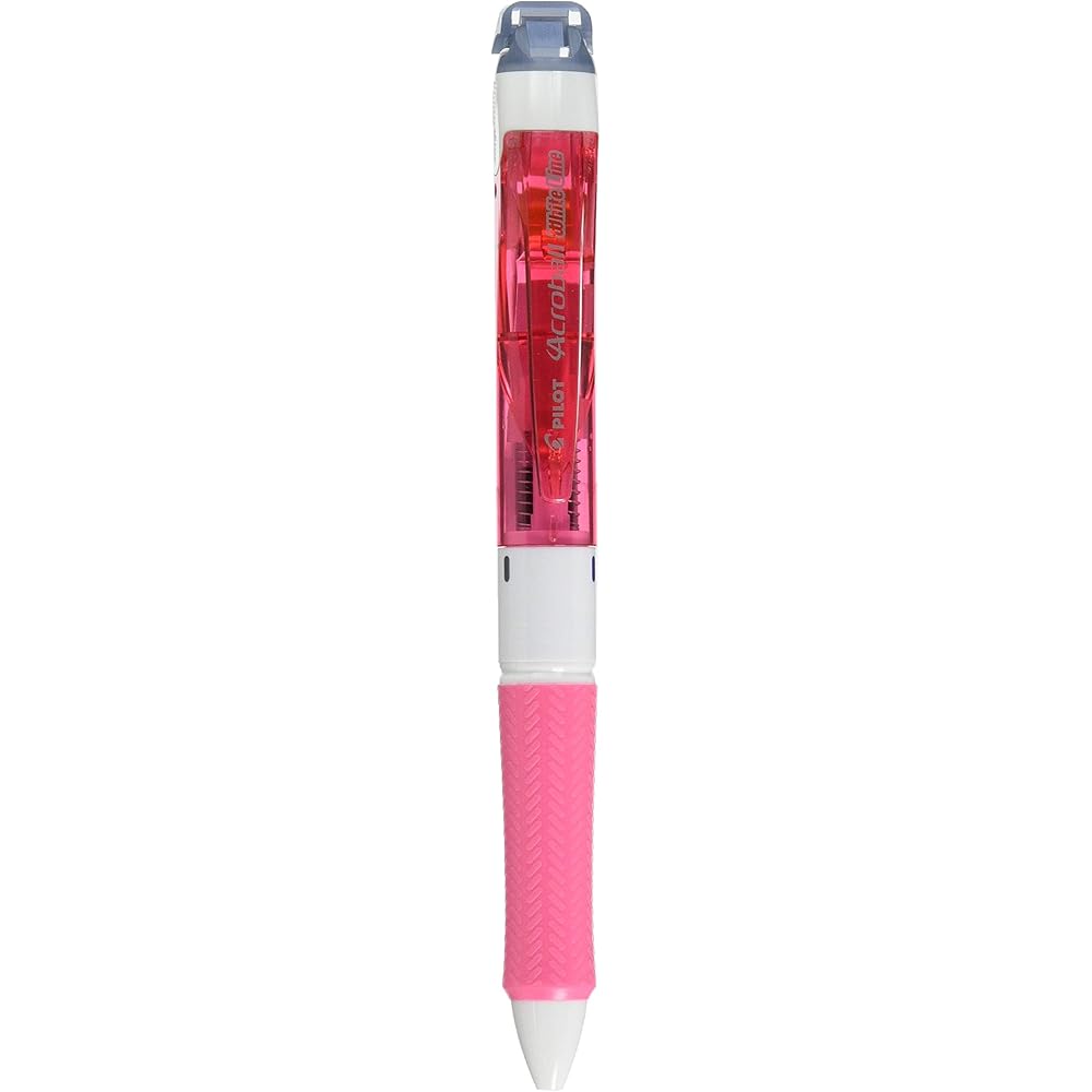 Шариковая ручка Pilot Acroball 3 цвета, Clear Pink, с корректором BKAW-60F-CP