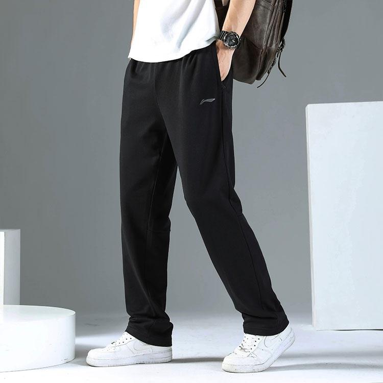 Li-Ning Li Ning Knitted Sweatpants Men's Black Unisex YKLT317-1