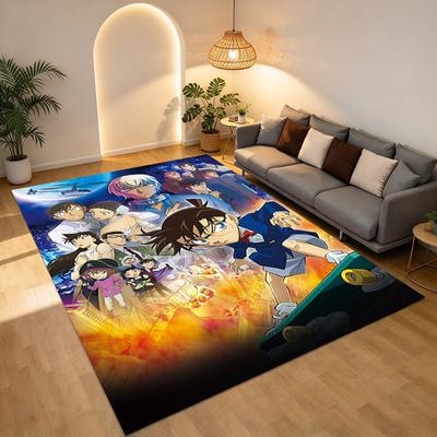 Detective Conan Living Room Nonslip Area Rug Soft Carpet For Bedroom Game Playroom Sofa Office Home Decor Doormat Christmas Gift C926121