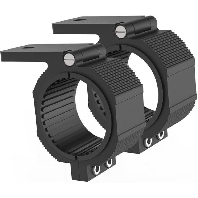 Audak 1 Pair Aluminum Mounting Bracket Kit Tube Clamp For 1.125 1.25 1.375 1.5 Inch Bullbar Roof Rack Roll Cage Horizontal Bar (1.1 To 1.5 Inch