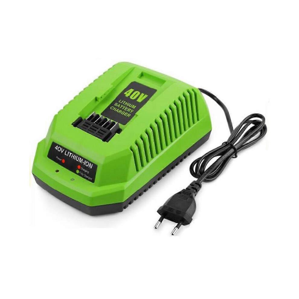 Зарядное устройство для 40-вольтного литий-ионного аккумулятора GreenWorks 29482 G-MAX 40V - Аккумулятор 29472 29482 29652 G40825 EU Pl