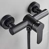 1 X Shower Faucet 304 Stainless Steel Black G1/2in