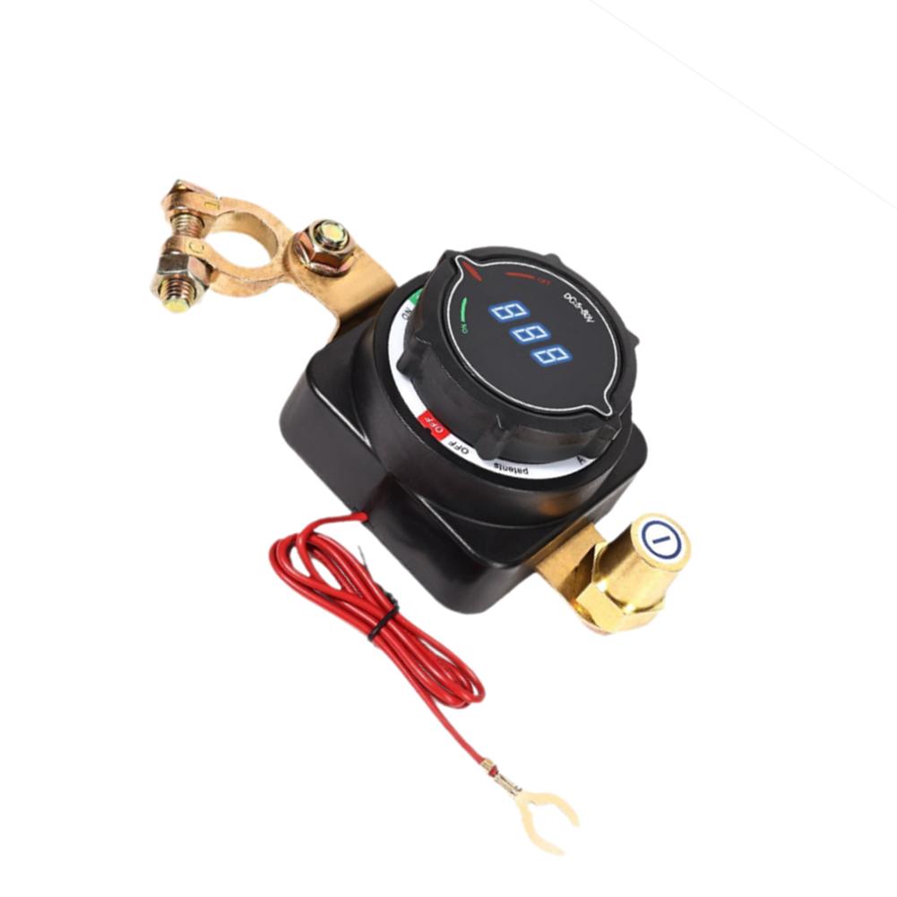 12V 24V Switch Battery Disconnect Switch Battery Management Continuous Current Rating 250A Copper Plated Contacts For RVs