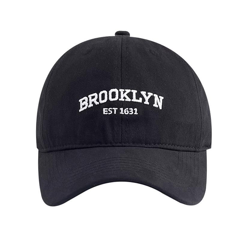 Свободная вышитая бейсболка, углубляющая и расширяющая лицо, шляпа от солнца для женщин