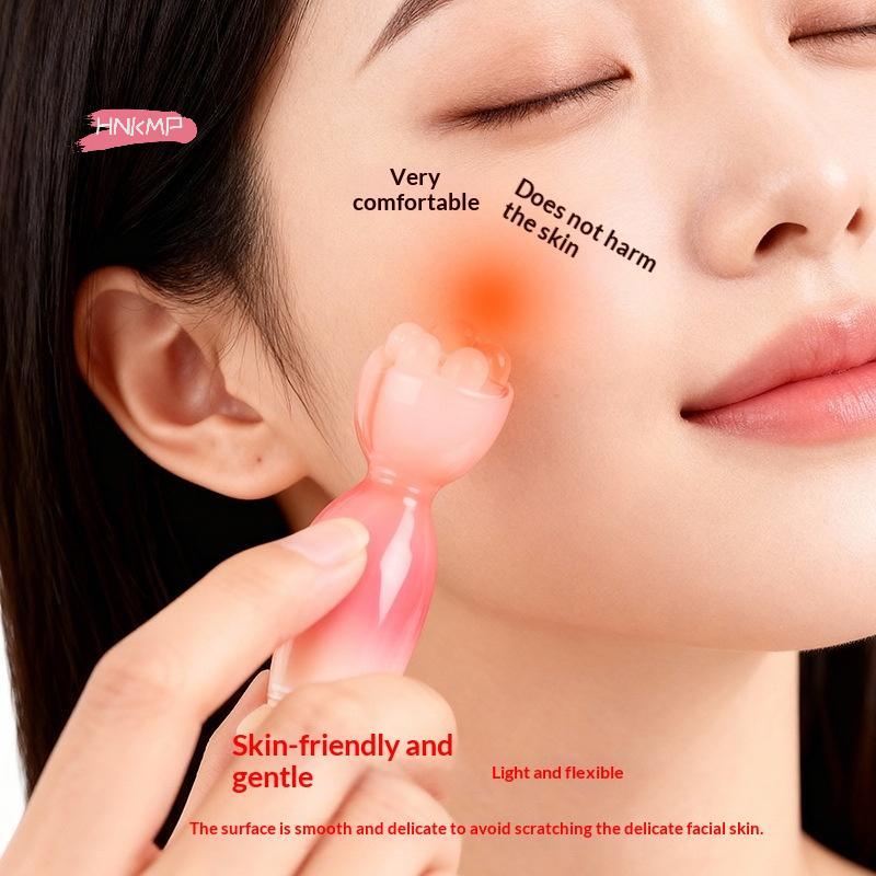 1Pcs Lotu Seedpod Shape Massager Facial Physiotherapy Tool Resin Gua Sha Face Skin Care Massage Stick Smooth Face Massage Tool