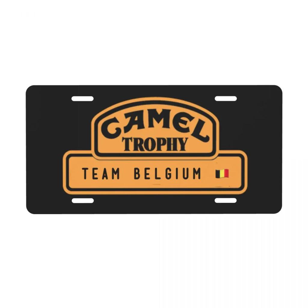 Camel Trophy License Plate Metal Novelty Decorative Car Front License Plate Vanity Tag 6 X 12 Inch