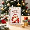 Christmas Card Holder Book Merry Book, Sturdy Holiday Greeting Holder, Decorative Gift Presenter for Wife Girlfriend Mother Stocking Stuffers Adults