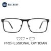 BLUEMOKY Metal Square Prescription Glasses With Graduated Lenses Myopia/Progressive/Photochromic Optical Eyeglasses For Men