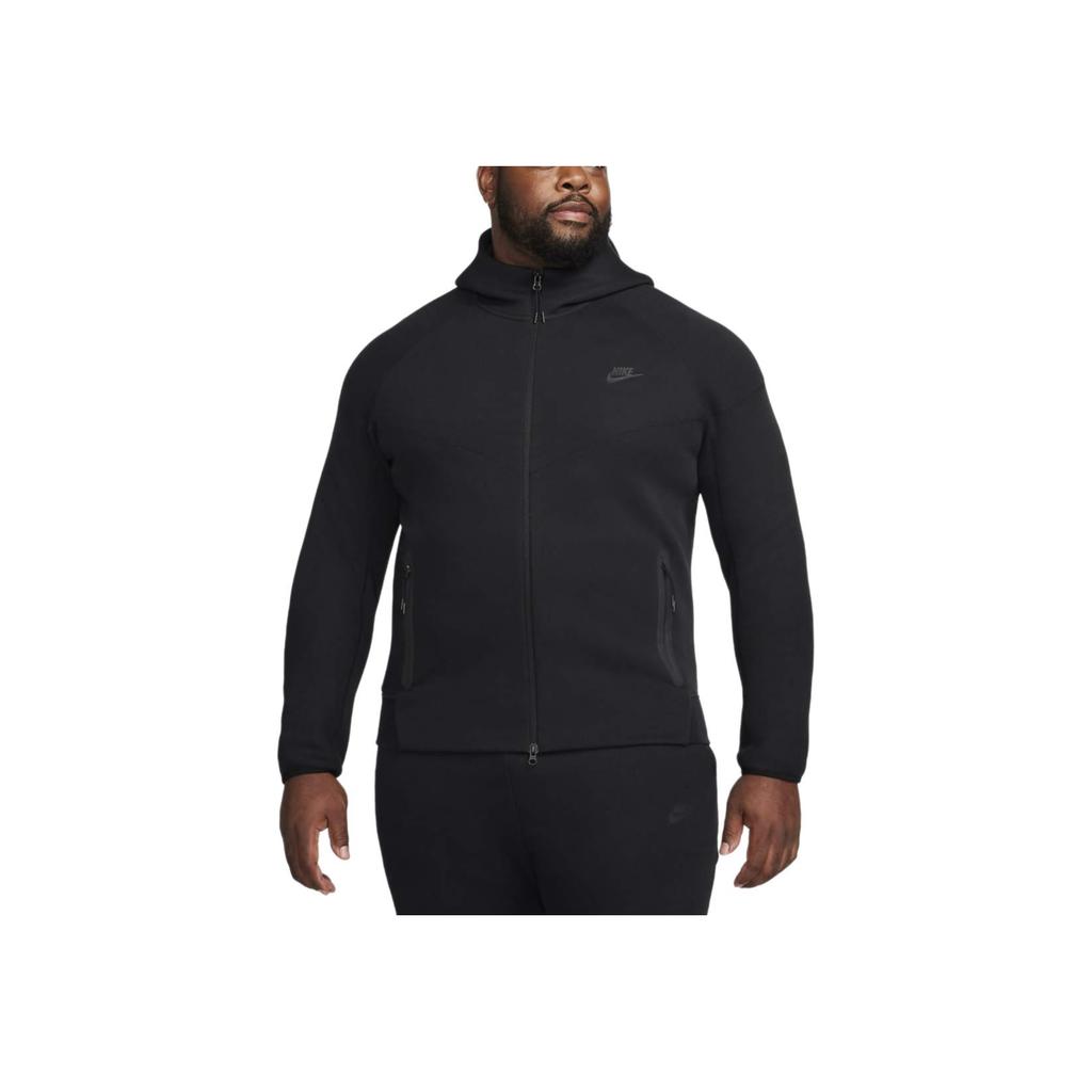 Nike Sportswear Tech Fleece Windrunner Full Zip Hoodie Black/Black Men Tops FB7921-010