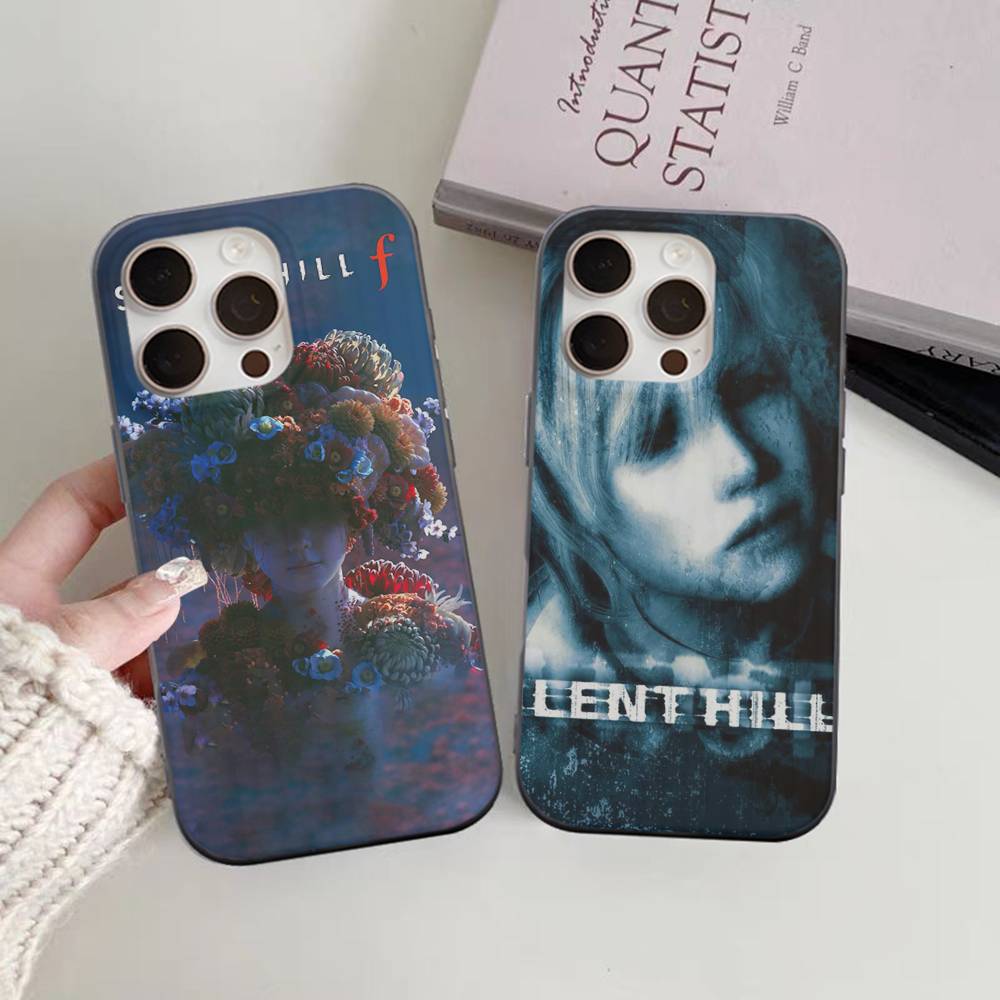 Чехол для телефона Silent H-Hill Horror Game для iPhone 17 16 15 11 12 13 14 Pro Max Мягкий гофрированный силиконовый чехол