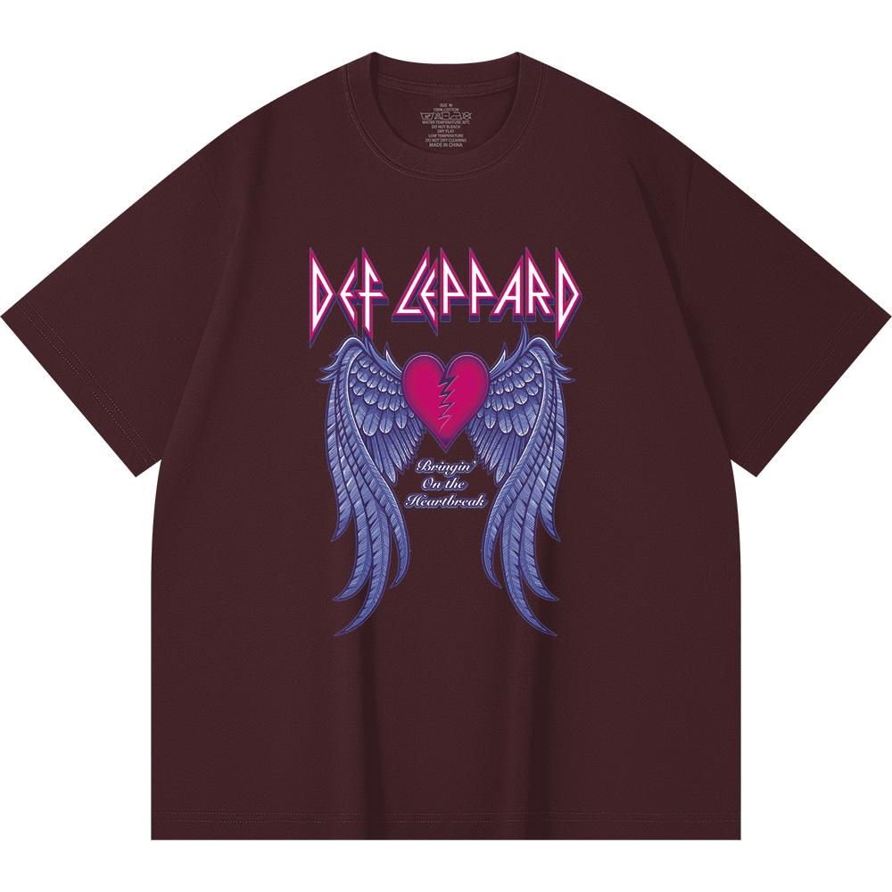 Хлопковая футболка плотностью 230 г/м² 100% Хлопок Heavy Metal Футболка с принтом рок-группы Популярная музыка Унисекс Тяжелая хлопковая футболка