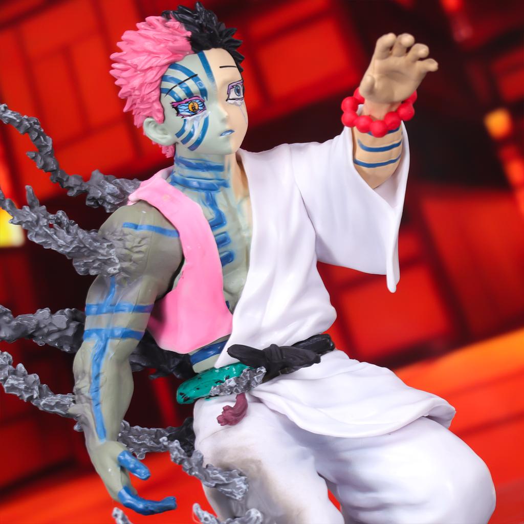 Demon Slayer Akaza action anime figure Collectibles, figurine display pieces, anime figurines Christmas gifts