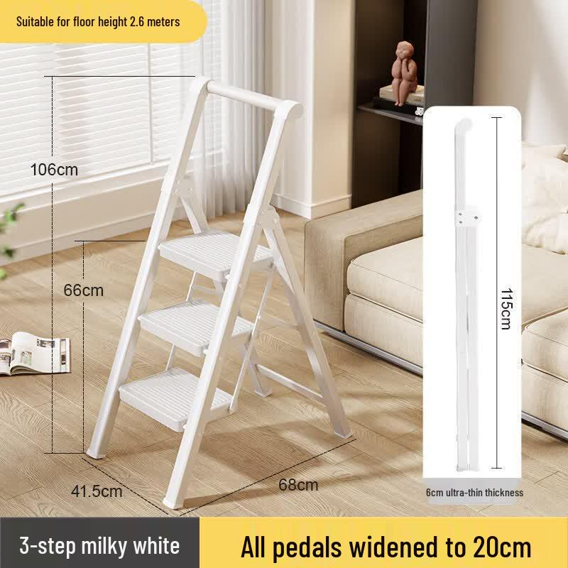 JINGGENG Multi-functional Heavy-Duty Folding Stepladder