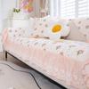 Pastoral Non-slip Sofa Cushion Four Seasons Universal Pure Cotton Fabric Sofa Cushion Simple Cover Towel Cover Cloth
