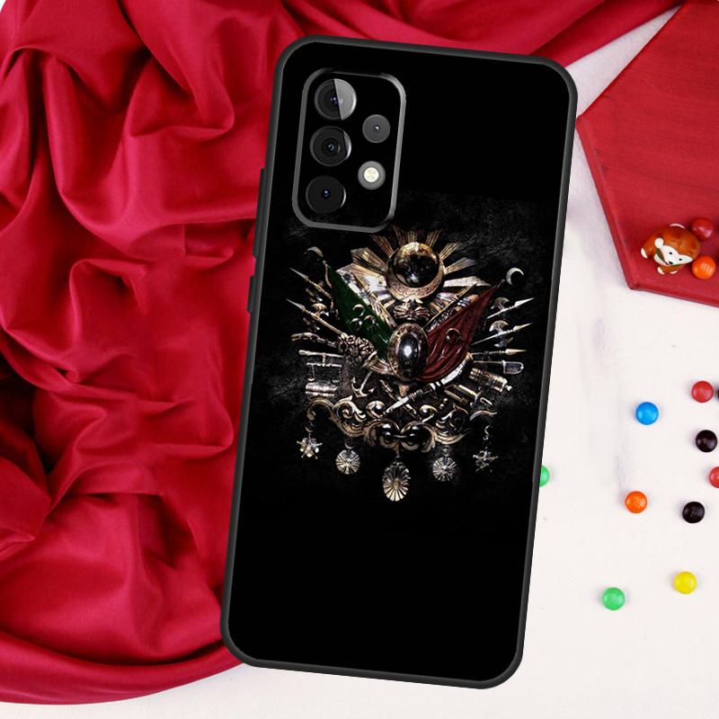 Герб Османской империи для Samsung Galaxy A26 A05 A06 A16 A54 A34 A14 A22 A32 A52 A55 A35 A15 A53 A13 A56 A36 Чехол