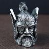 Винтажный дизайн Подвеска-колокольчик Viking Warrior для мотоцикла, защита от ветра, скандинавский, Одина, Защитный колокольчик, Ожерелье, Подарок, Ювелирные аксессуары