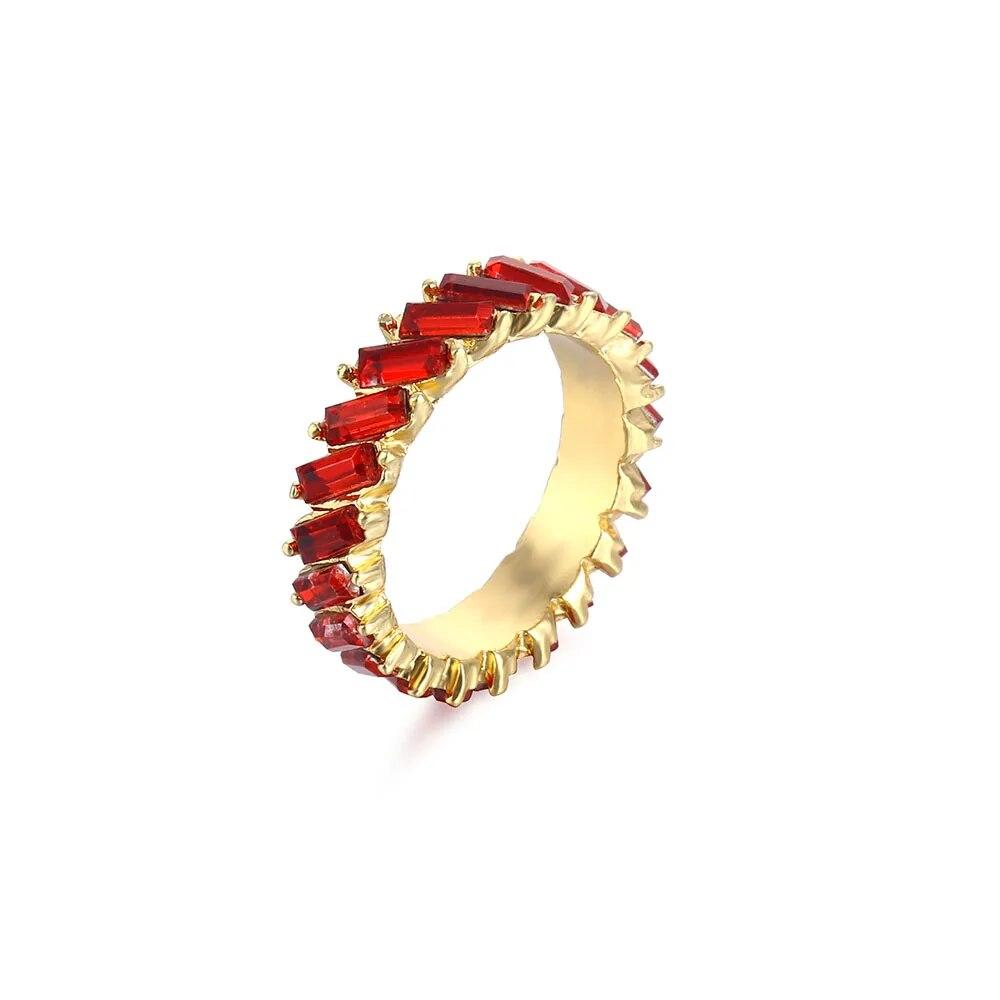 VG 6 лет 2023, высокое качество, радужное кольцо, кубическое обручальное кольцо для женщин, кольцо цвета вечности, женские ювелирные аксессуары, аксессуары