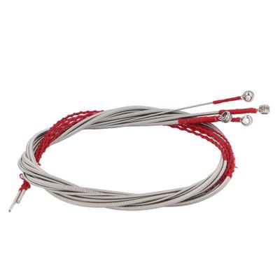 4 шт. набор акустических басовых струн из нержавеющей стали, гибкая равномерная вибрация, замена басовых струн