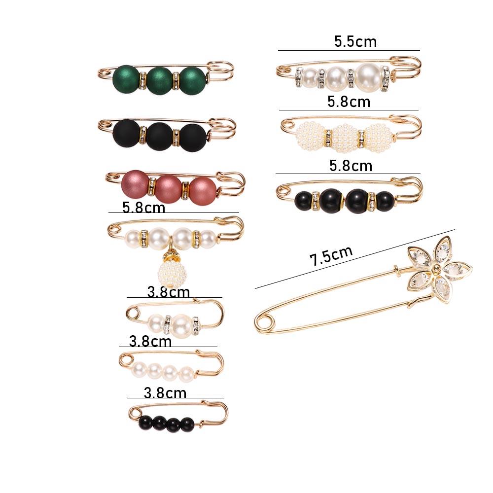 Tightening Pin Accessories Waist Pin Brooch Waistband Pin Clothing Brooches Set Dress Shawl Clips