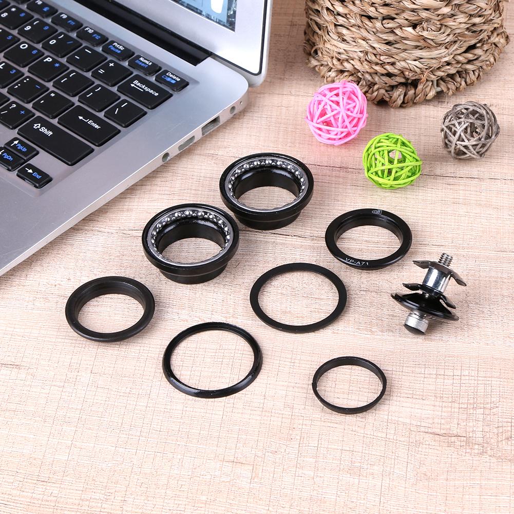 34mm Steel Wrist Group Bowl Group Bicycle Parts Front Fork Standpipe External Repair Accessories for Riding Traveling Supplies